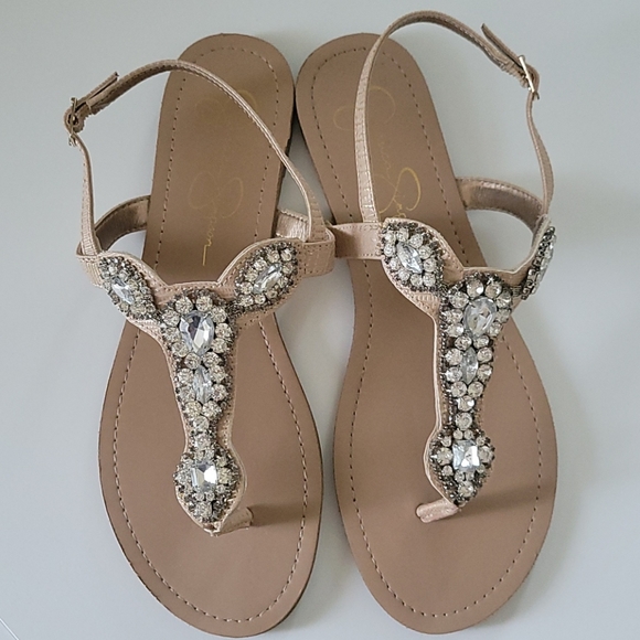 Jessica Simpson Shoes - JESSICA SIMPSON NUDE SANDALS,SIZE 7.5 WOMAN